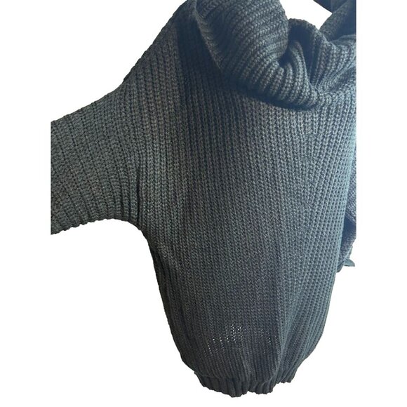 Umgee Size‎ M Black Cowl Neck Knit Sweater Pullover  Women's NEW - Picture 5 of 7